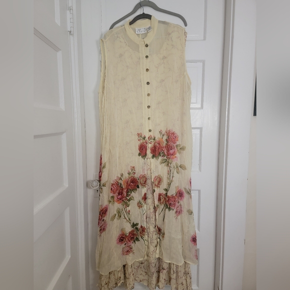 Lolette Women's Reversible Dress with Matching Cover 2 pc set - Picture 2 of 14